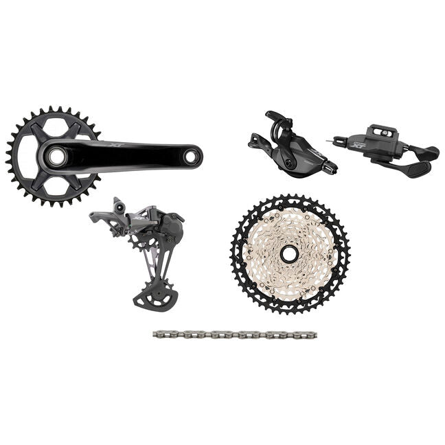 Shimano XT M8100 XC Race 1x12S groupset without brake set