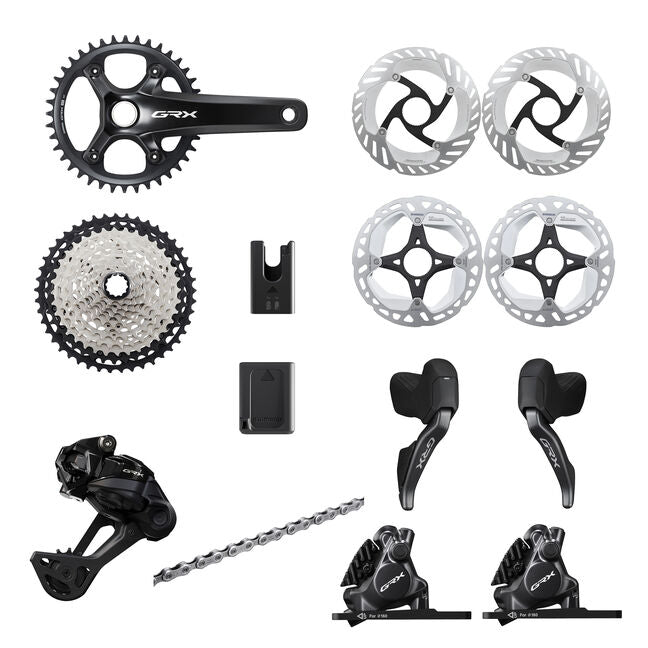 Shimano GRX RX827 Di2 1x12V groupset 2026
