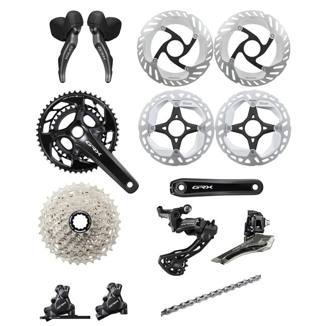 Shimano GRX RX820 2x12S Disc groupset