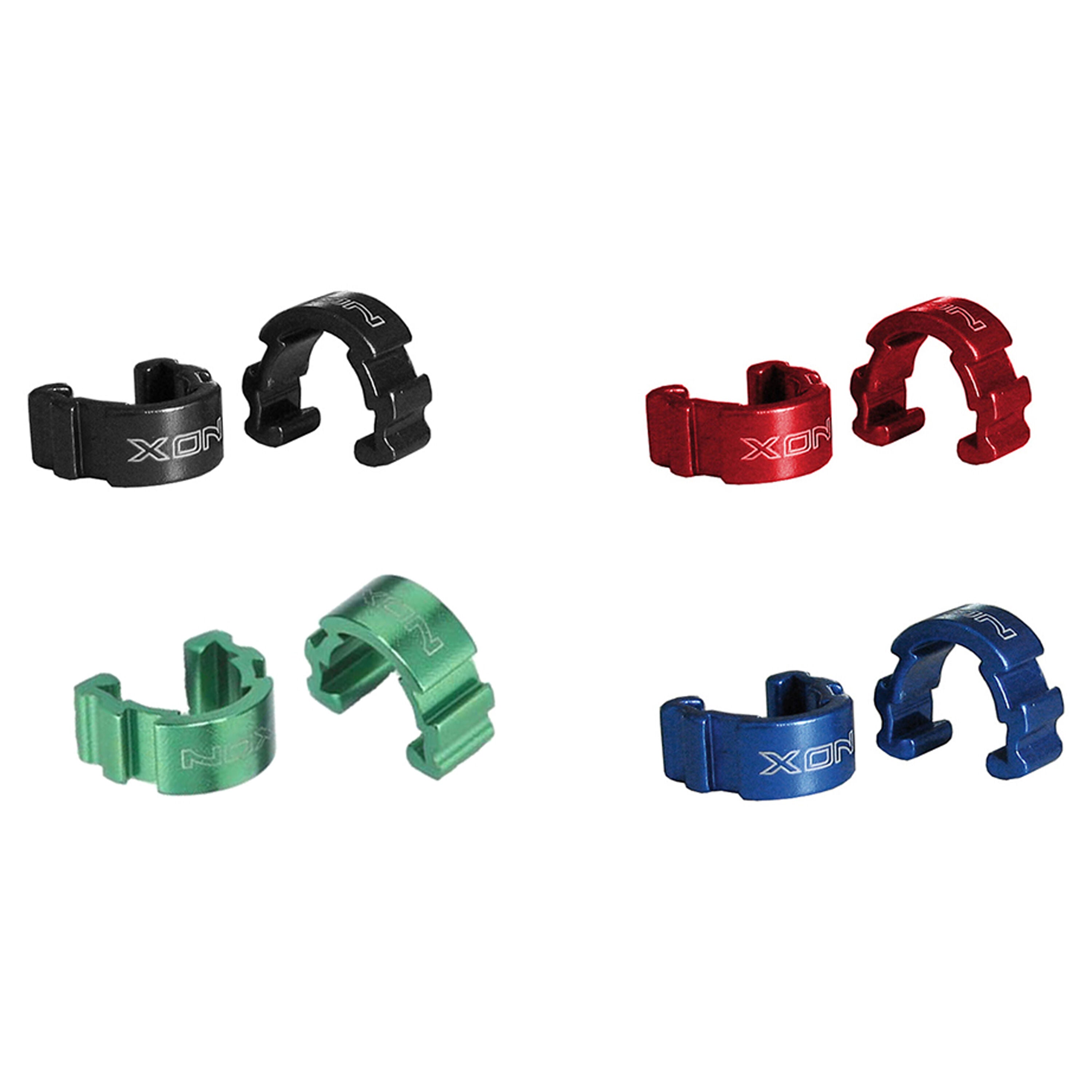 6x Xon C-Clip cable casing frame clamp