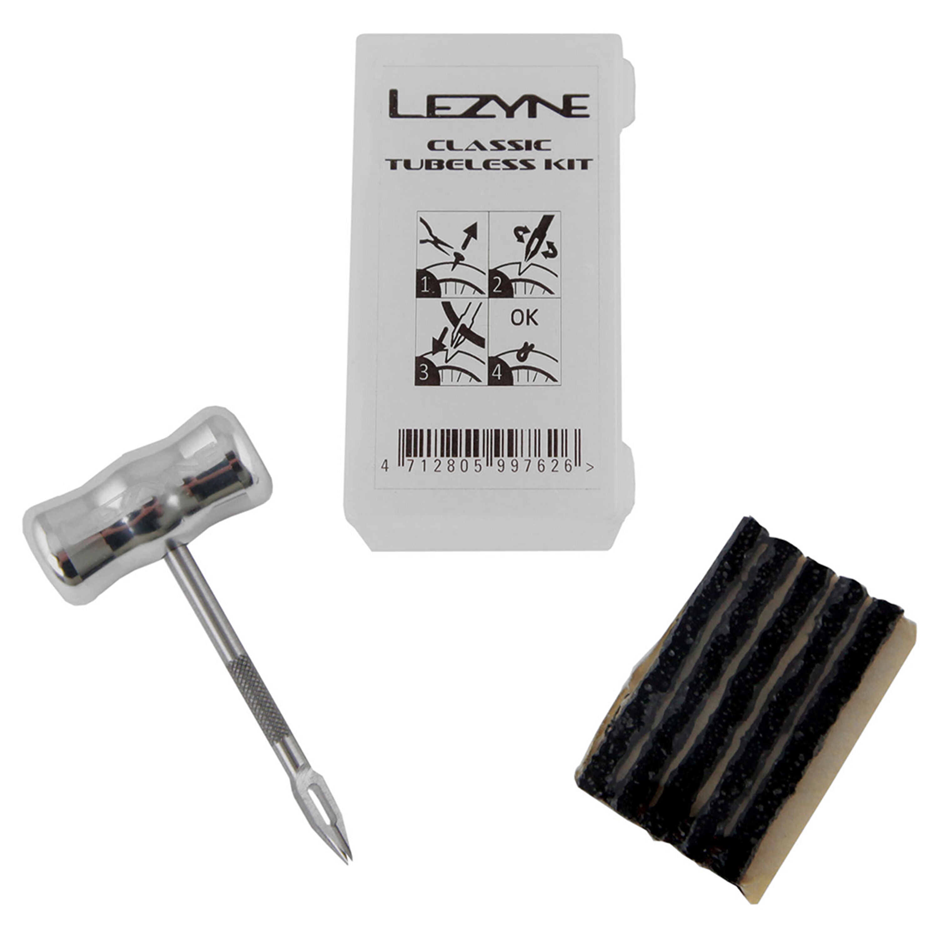 Lezyne Classic tubeless UST tire repair kit