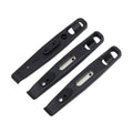 3 metal and plastic tire lever set