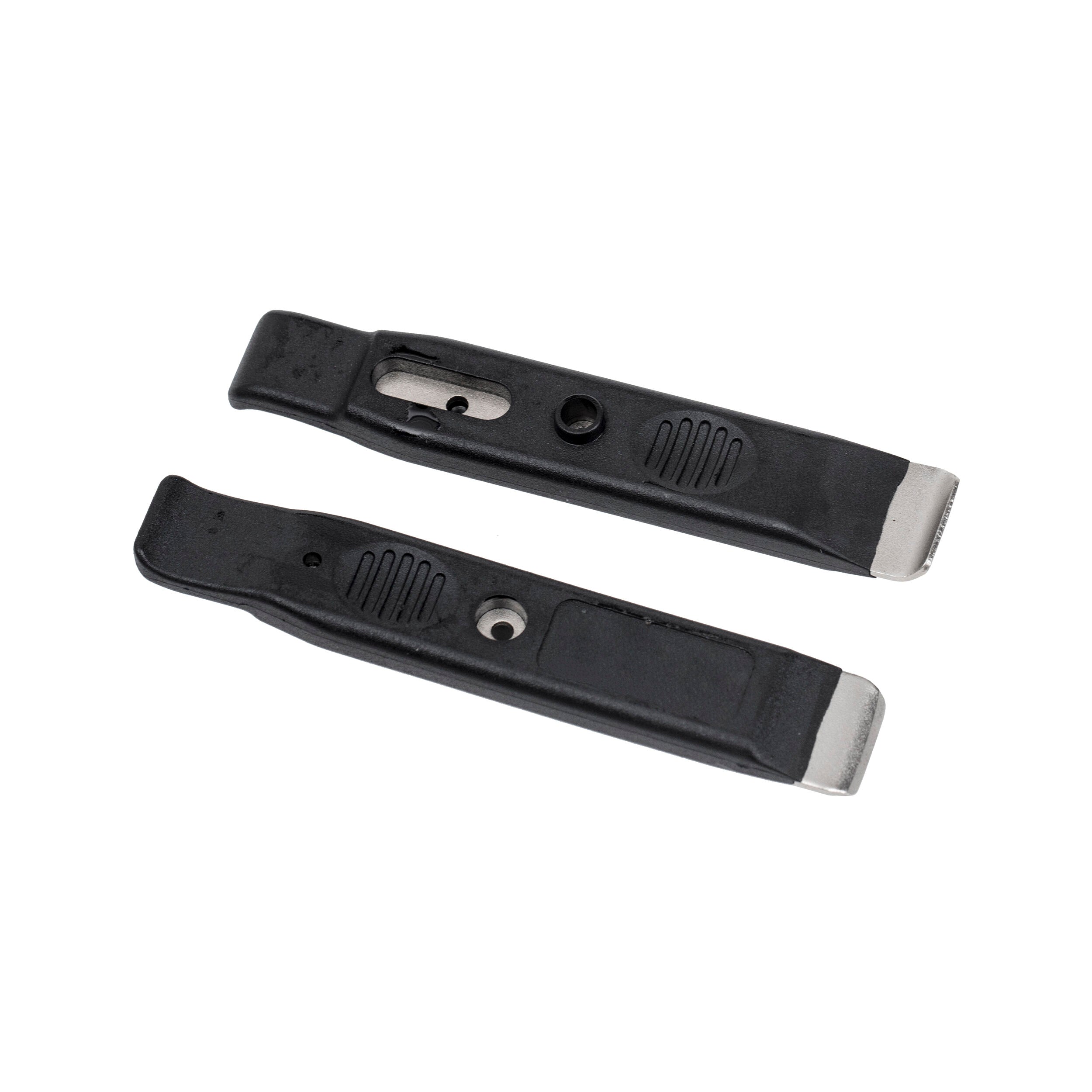 2 metal and plastic tire lever set