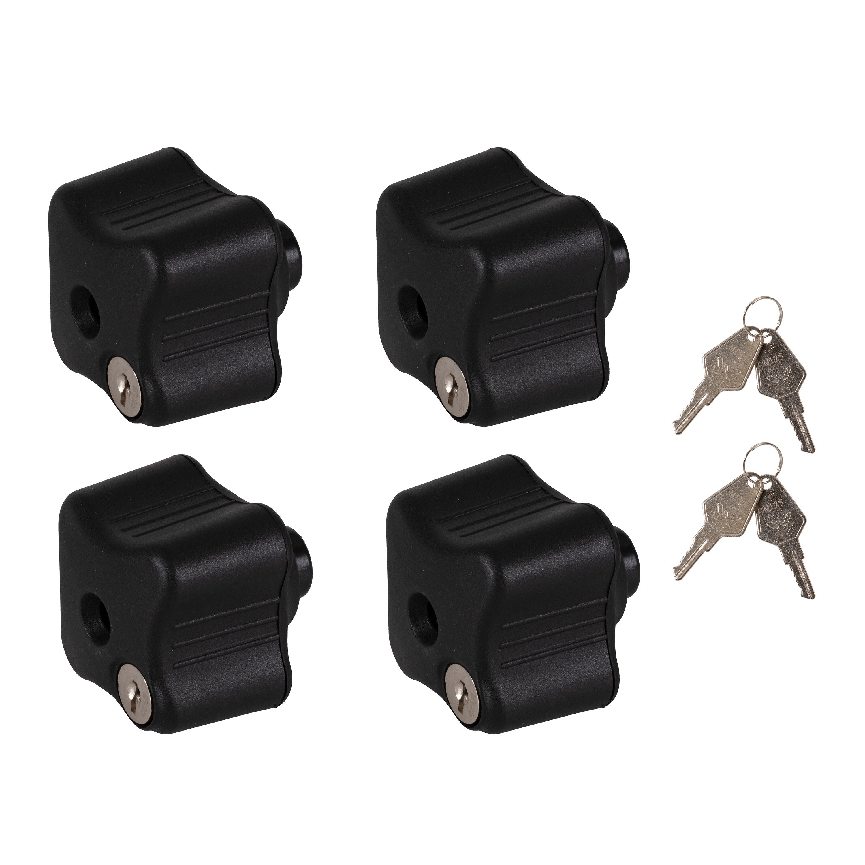 4 anti-theft knobs for Menabò bike racks