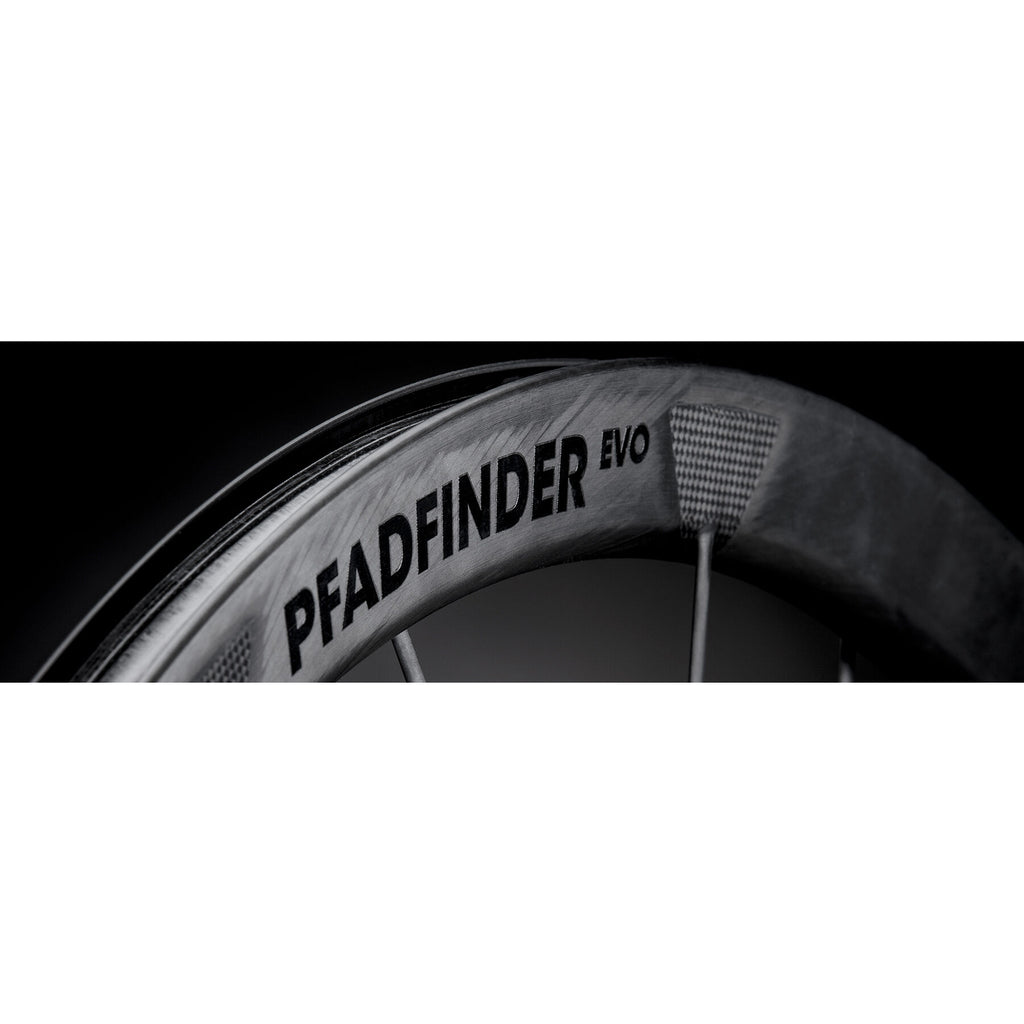 Lightweight Pfadfinder EVO Schwarz ED Carbon tubeless Disc front wheel