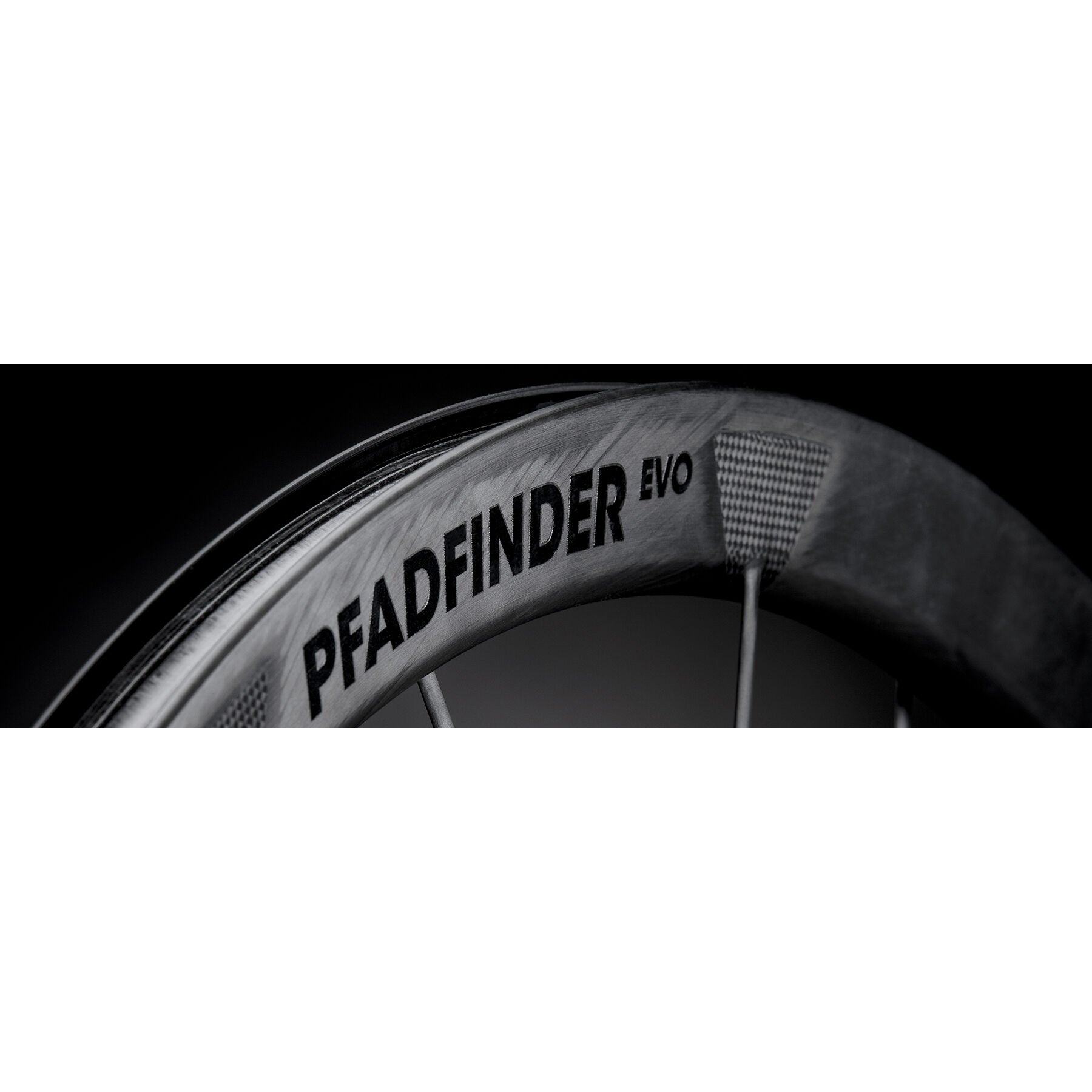 Lightweight Pfadfinder EVO Schwarz ED Carbon tubeless Disc front wheel
